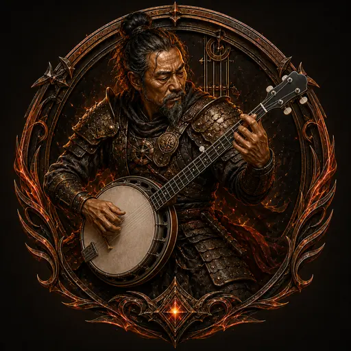 Banjo Warrior character art